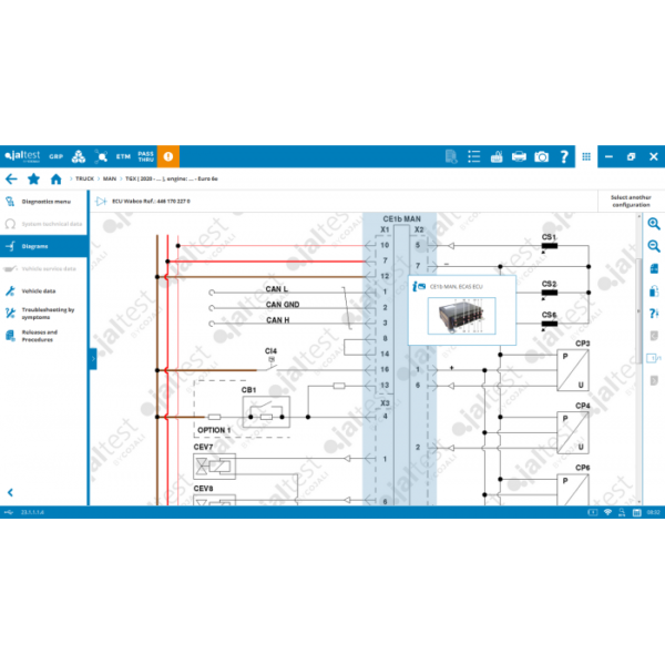 جهاز تشخيص شاحنات مان – MAN TRUCKS DIAGNOSTIC TOOL | JALTEST - Image 2