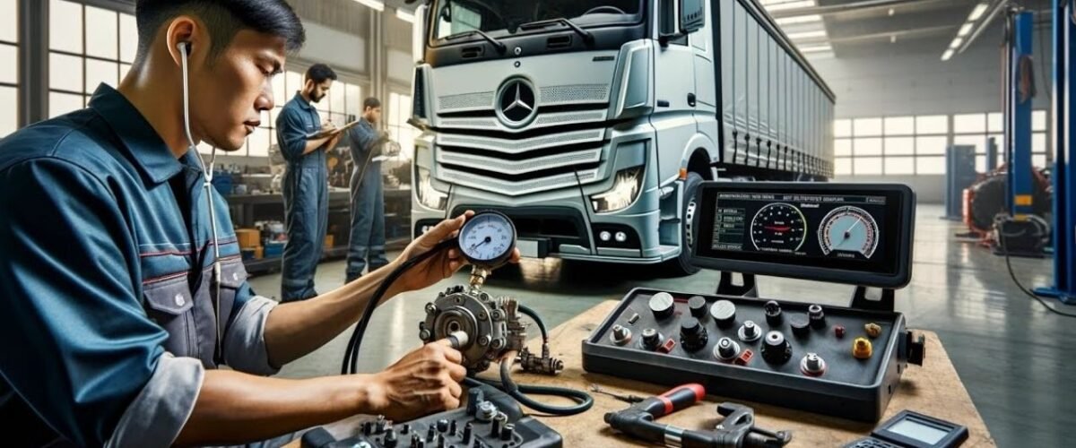 خدمة الفحص الدوري للشاحنات