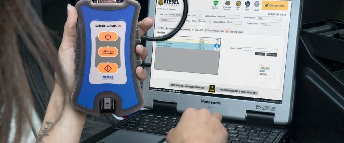 جهاز فحص كمبيوتر شاحنات