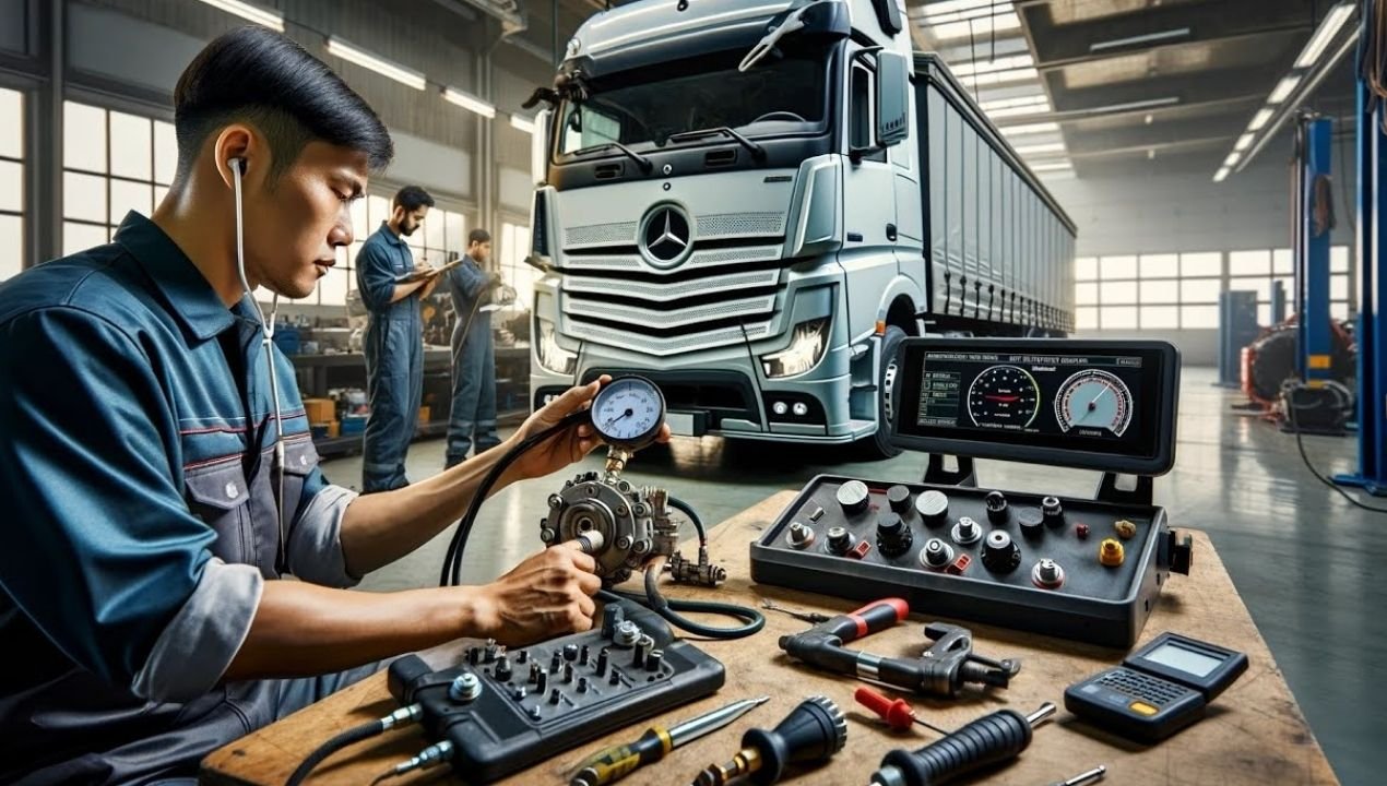 خدمة الفحص الدوري للشاحنات