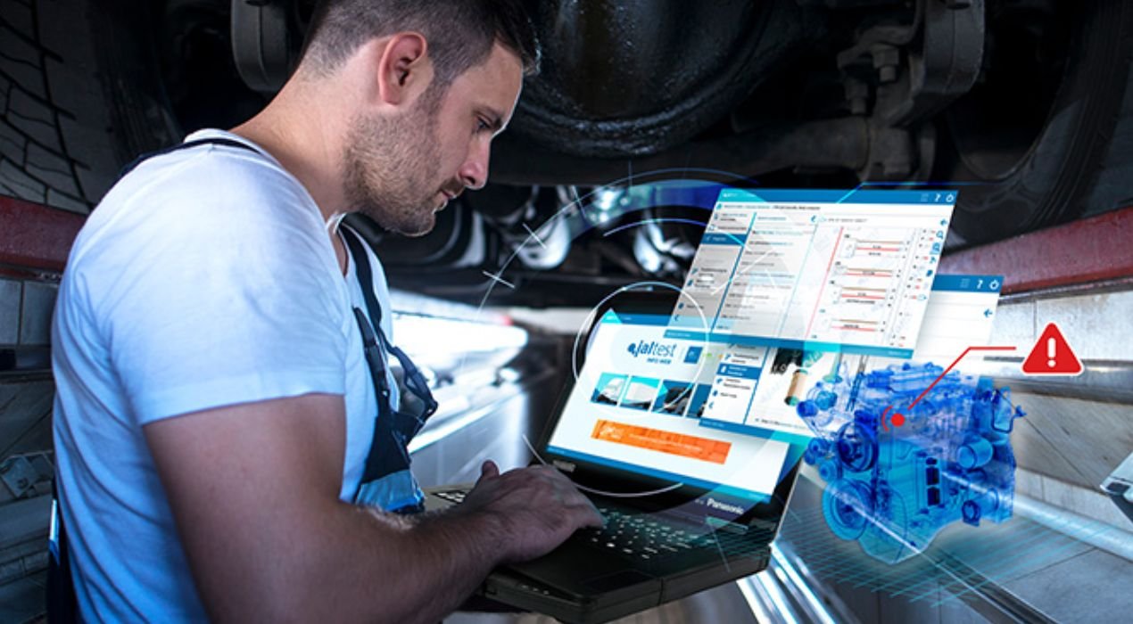 كيف يعمل جهاز فحص الشاحنات