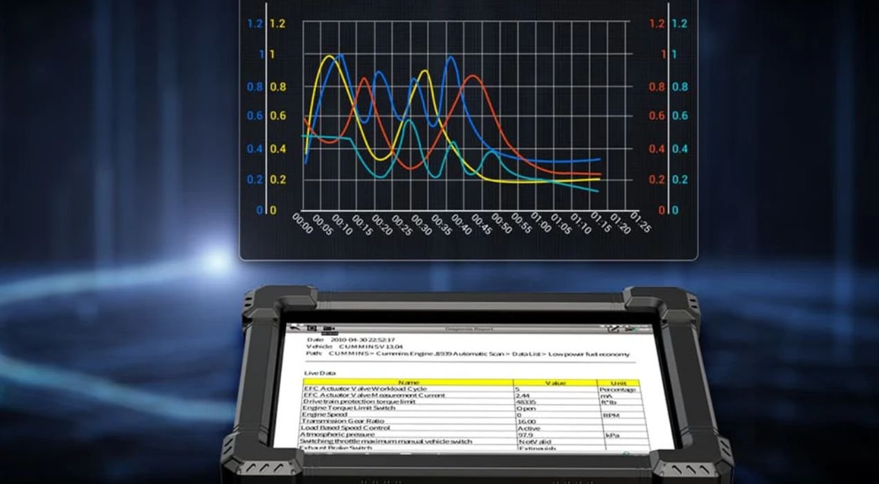 فحص أعطال الشاحنات الثقيلة