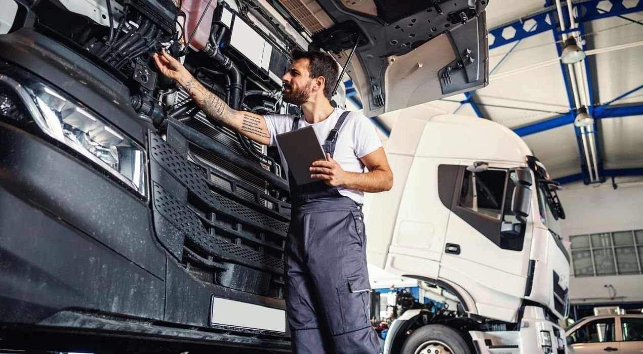 أعطال كهرباء الشاحنات