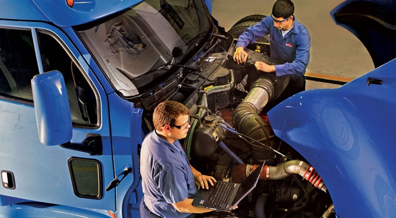 تشخيص شاحنات النقل الثقيل