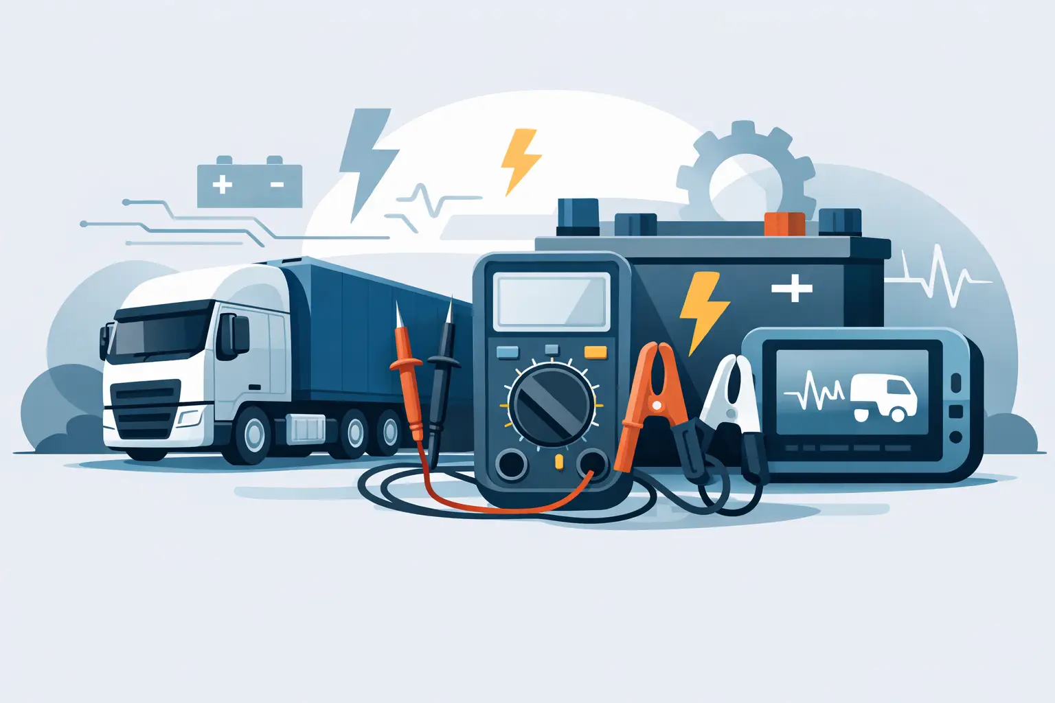 أجهزة قياس كهرباء الشاحنات وكيف تختارها