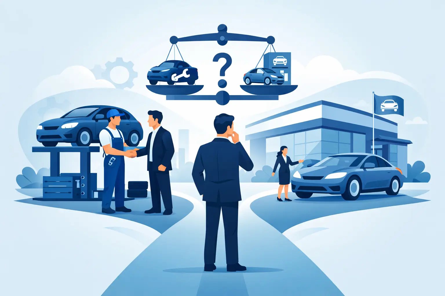 جالتيست أم الوكالة المعتمدة؟ القرار الأذكى