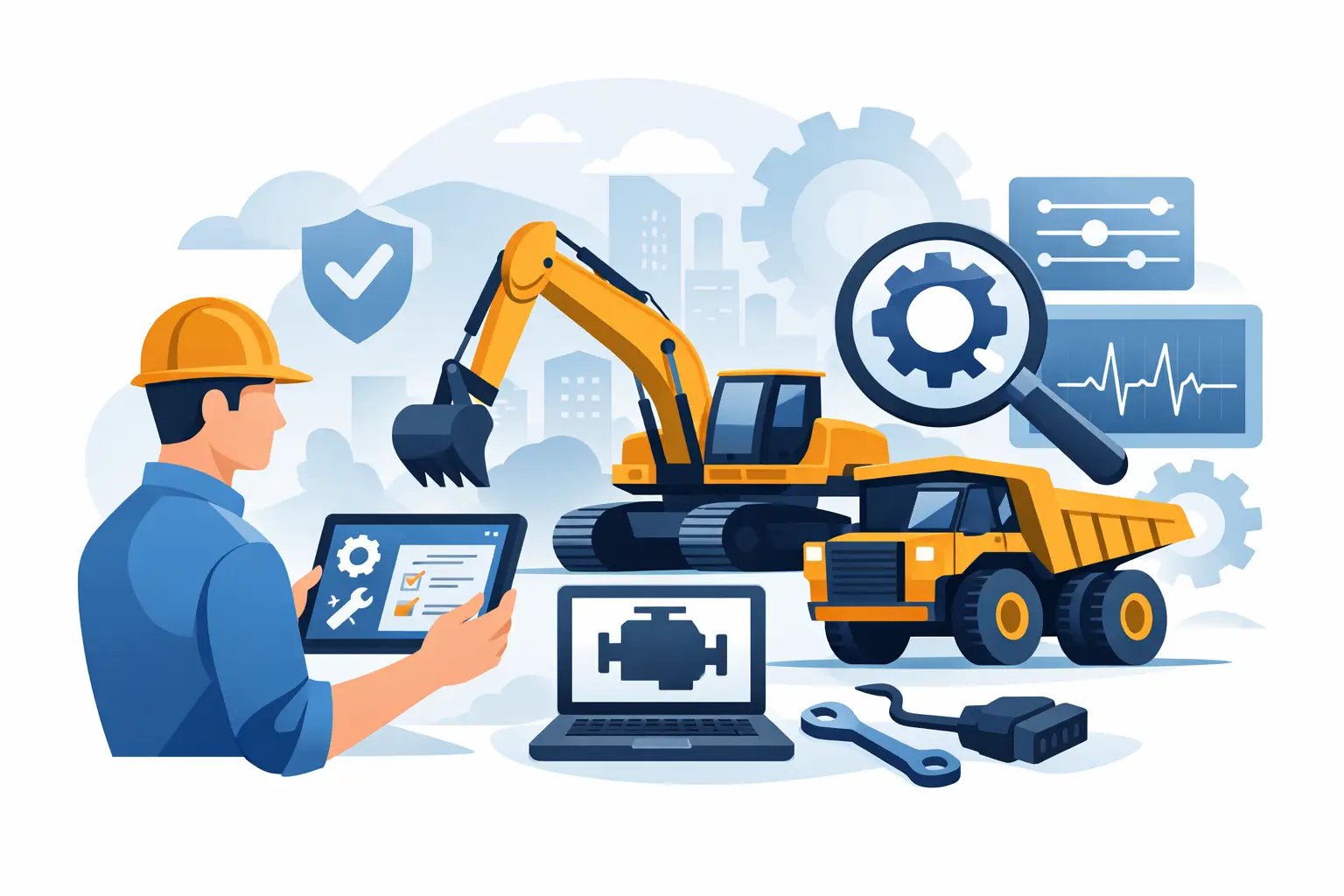 كيف تختار برنامج فحص أعطال المعدات الثقيلة