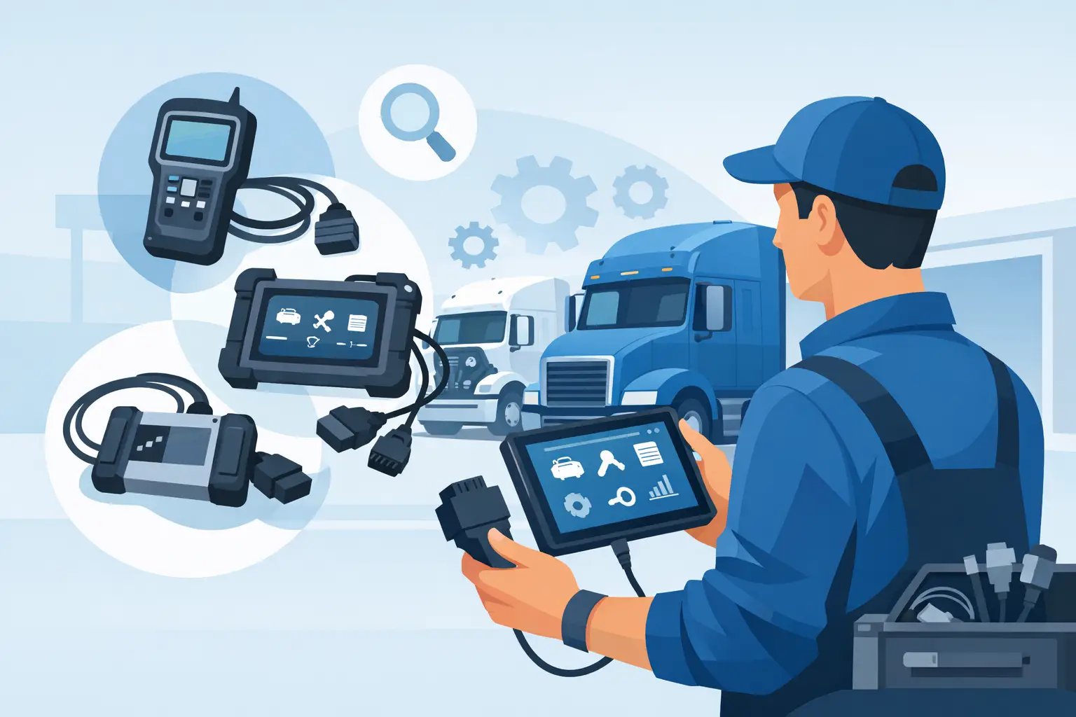 كيف تختار جهاز فحص لورشة الشاحنات