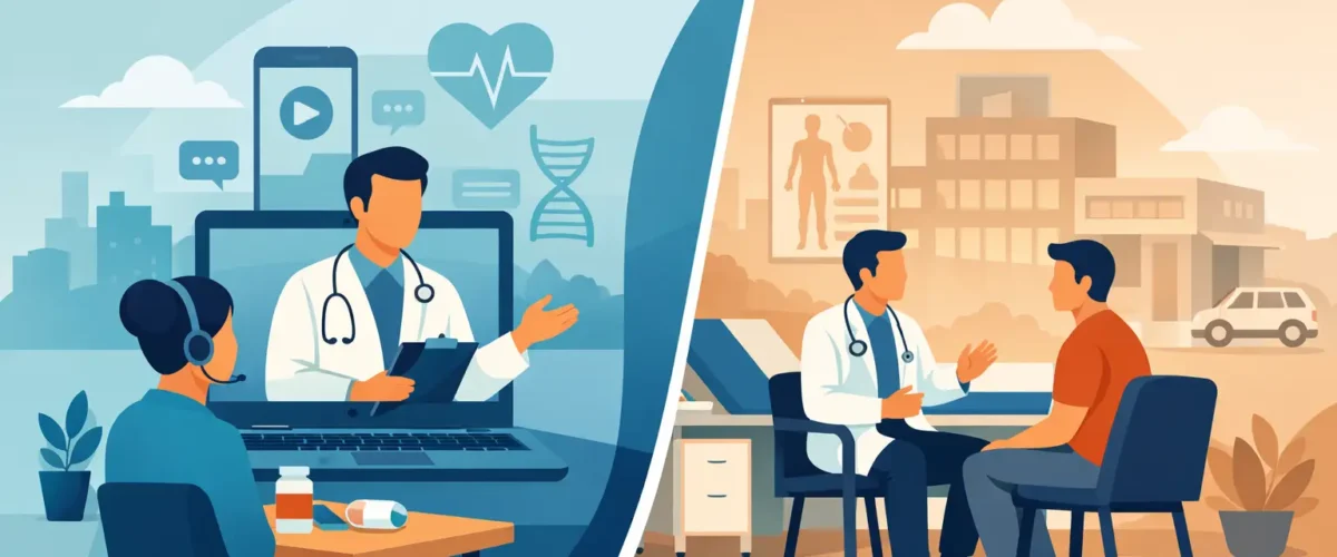 التشخيص عن بعد أم الزيارة الميدانية؟