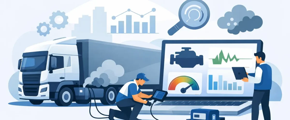 تشخيص أنظمة الانبعاثات للشاحنات بدقة أعلى