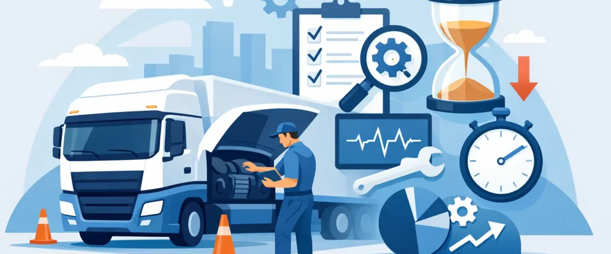 فحص الشاحنات وتقليل التوقف التشغيلي