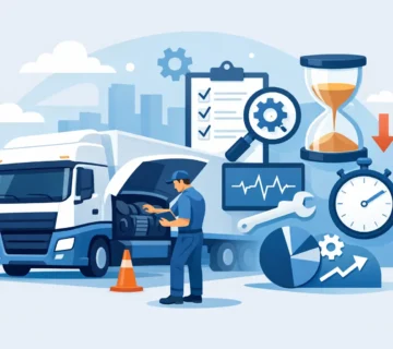 فحص الشاحنات وتقليل التوقف التشغيلي
