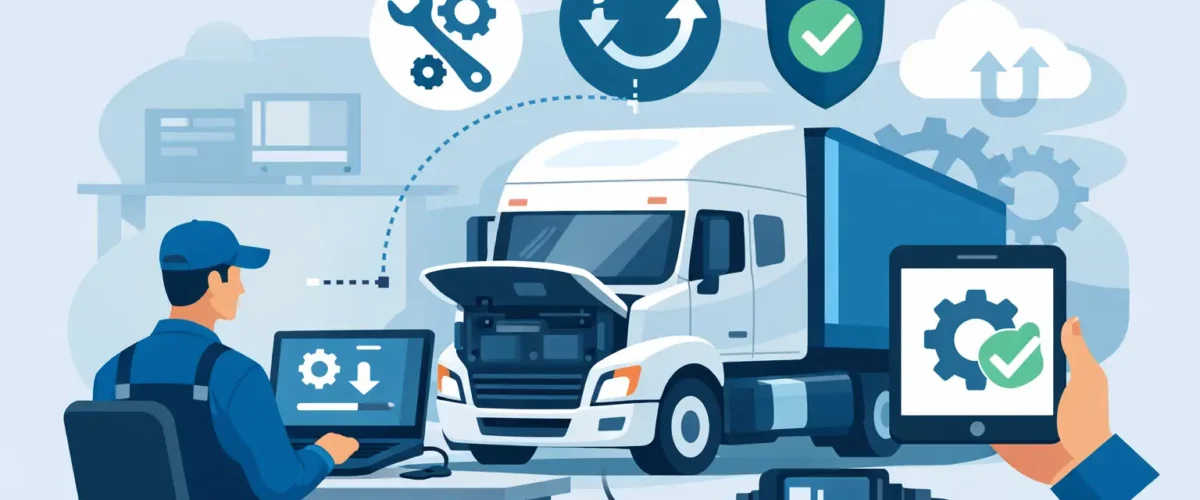 كيفية تحديث برنامج تشخيص الشاحنات بشكل صحيح