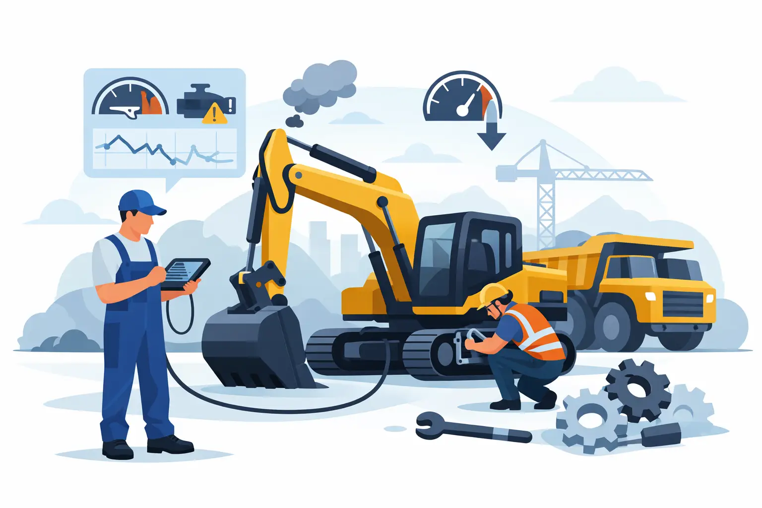 كيفية تشخيص ضعف عزم المعدات الثقيلة