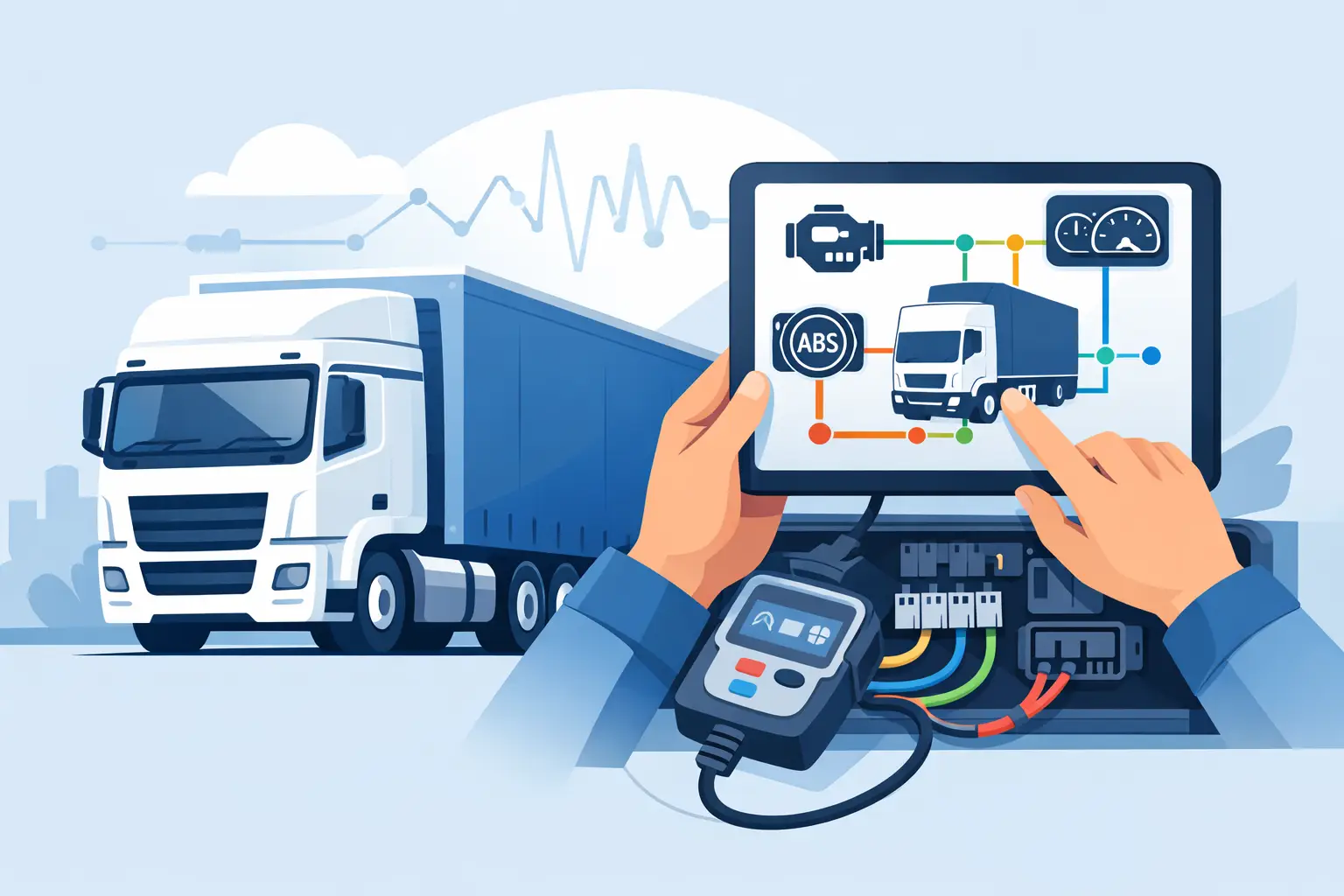 كيفية فحص شبكات CAN للشاحنات عمليًا