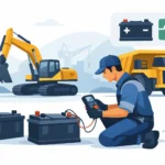 كيفية اختبار بطاريات المعدات الثقيلة عمليًا