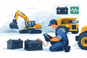 كيفية اختبار بطاريات المعدات الثقيلة عمليًا