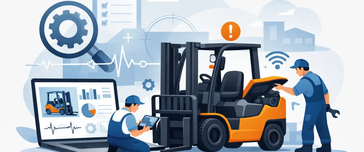 تشخيص أعطال الرافعات الشوكية بدقة أعلى