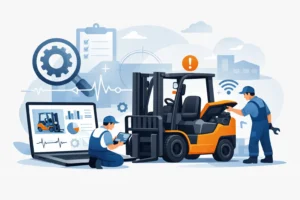 تشخيص أعطال الرافعات الشوكية بدقة أعلى