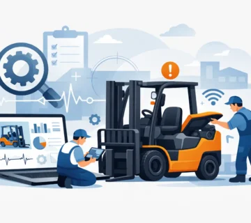 تشخيص أعطال الرافعات الشوكية بدقة أعلى