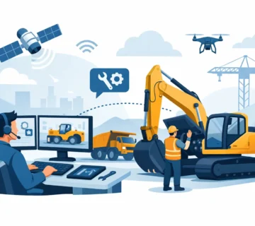 مستقبل دعم الصيانة عن بعد في المعدات الثقيلة