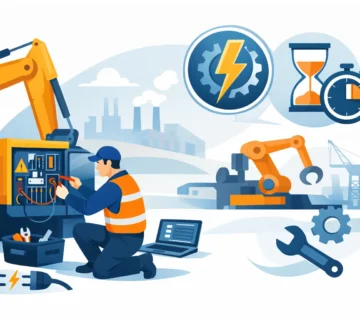 حل أعطال كهرباء المعدات لخفض زمن التوقف