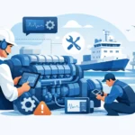 تشخيص الأعطال للمحركات البحرية لتقليل التوقف