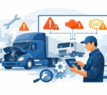 كيفية إدارة أكواد الأعطال المتعددة في الشاحنات