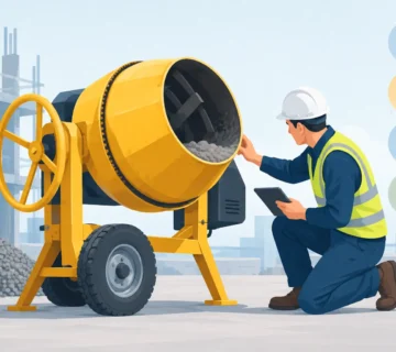 أعطال خلاطات الخرسانة وكيفية تشخيصها مبكراً