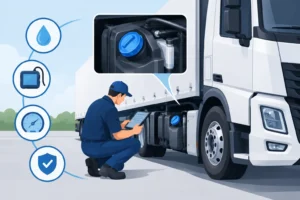 طريقة فحص نظام AdBlue للشاحنات خطوة بخطوة